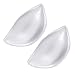 Produktbild BESTOYARD 1 Paar 3D Verdicken Round-up Freebra Wiederverwendbare Kleber Weiche Silikon Nippel Abdeckung BH Pad Pasteten für Frauen - Freie Größe (Transparent)