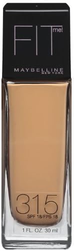 Maybelline New York Fit Me! Foundation, 315 Soft Honey, Spf 18, 1 Fluid Ounce (Pack of 2) by Maybelline