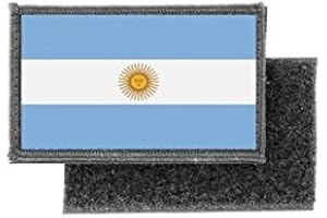 AKACHAFACTORY Patch ecusson imprime badge drapeau argentine argentin