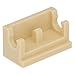 Produktbild LEGO 10 x Scharnier Stein 1 x 2 Basis Beige