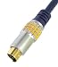 Produktbild 3m delux SVHS-Kabel ~ professioneller Qualität ~ hochreinen Sauerstoff Kupfer (OFC) ~ 24k vergoldet ~ stilvollen metallischen Silbers Stecker ~ 4 pin video führen ~ s-video ~ ~ tv Stecker auf Stecker