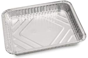 TREND 100 x Alu Menüschale ungeteilt 930ml 227x177x30mm Aluschale