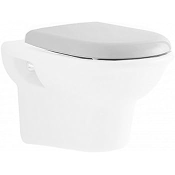 Sedile WC Slow Close Bianco - Termoindurente, 45,5x37cm, Chiusura Rallentata E Sicura - Foto 5
