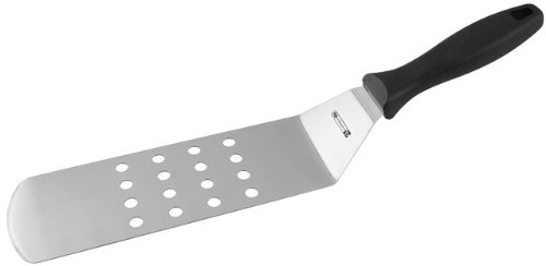 FM Professional 21712 Spatule Ajourée Coudée Acier Inoxydable + Nylon 66