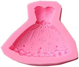 MISITE Wedding dress and skirt Sugarcraft Silicone Sugar Resin Craft DIY Moulds Gum Paste Cake Decorating Fondant Mold #266