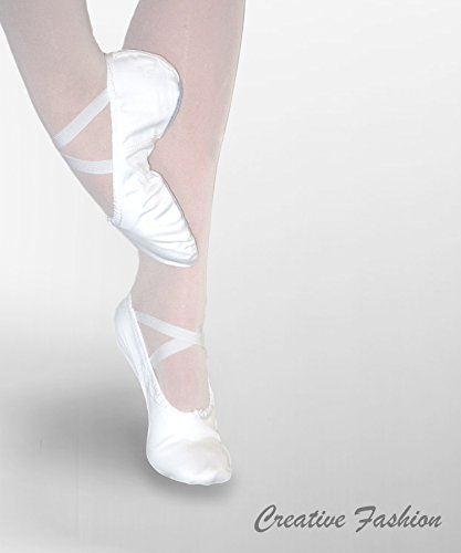 Ballettschläppchen aus Leinen mit geteilter Sohle Classica von Kostov Sportswear