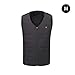Produktbild iStary Winter Electric Heizweste Comfort Weste Sleeveless Zipper Pocket Graphenweste Unisex USB Sicherheit Intelligenter Thermostat Für Sport & Freizeit Ski Skating Motorrad by