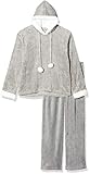 Pyjama à Capuche en Polaire Ultra Douce - Femme 46/48 Grey