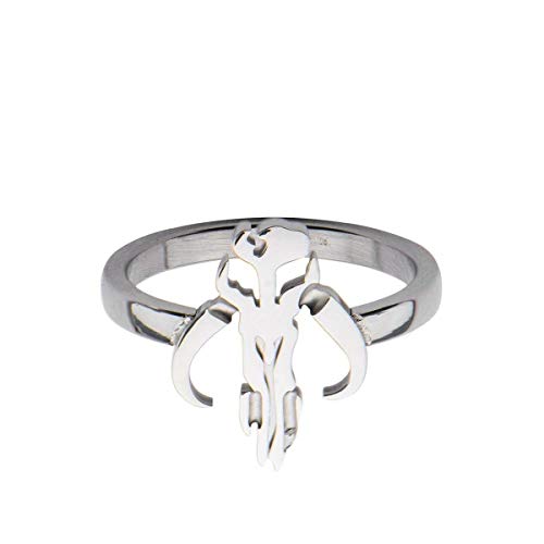 INOX Star Wars Mandalorian Symbol Stainless Steel Ring