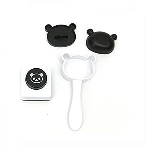kaufen hier Cute Panda Form Sushi Maker Backform Reis Ball, Form mit Nori Punch - 5