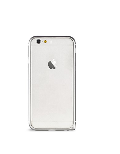 Original Binli Aluminium iPhone 6 / 6s Bumper Schutzhülle Hülle Hard Cover Back Case Tasche – von OKCS in Silber - 2