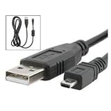 camara reflex sony alpha 290 1 metro de cable negro Cable USB para Sony Alpha cámaras réflex digitales - compatible con Sony Alpha Digital SLR por Dragon Trading®