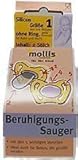 Mollis Silicon-Beruhigungsauger Gr. 1 ohne Ring 2 Stk