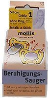 Mollis Silicon-Beruhigungsauger Gr. 1 ohne Ring 2 Stk