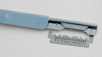 Rasiermesser-Set Wechselklinge mit Klingen in Schwarz - 2