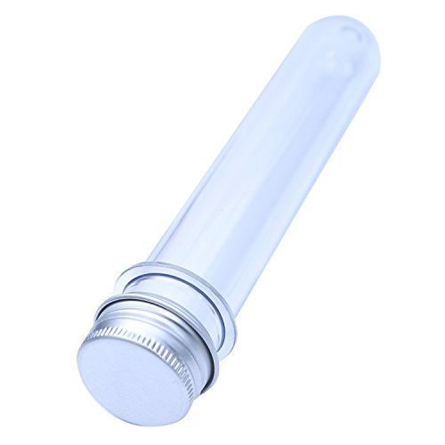 JPSOR 25 Kunststoff Reagenzglas Reagenzgläser Röhrchen mit Deckel 25×140mm(40ml) und 1 Etikette - 6