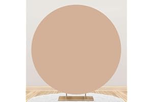 SDOTPMT Diámetro 2m Color sólido Redondo Fondo Abstracto Minimalista Fotografía Fondo Color Llano Foto Crío Recién Nacido Bebé Personal Retratos Fondo Circulo Foto Fondo