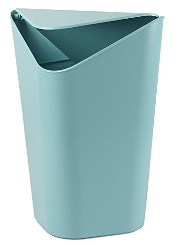 Umbra 086905-276 Corner Mini, Küchenmüll-/Tischmüll-/Abfalleimer, 5 L, türkis blau