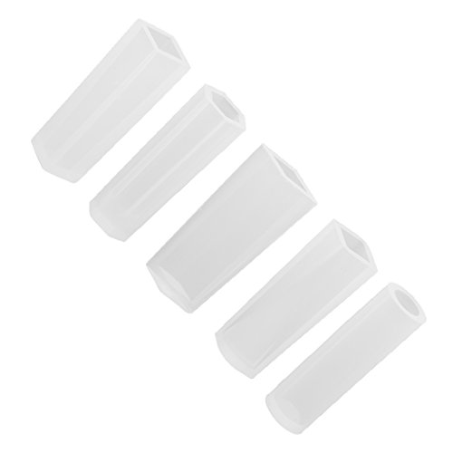 MagiDeal 5 Stück Sortierte Schmuck Silikonform Schmuckgießform Gießform silicone mould - Klar2, Größe2
