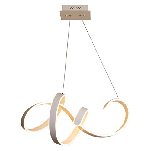 Preisvergleich Produktbild Hängeleuchte Gemütlich Romantik Wohnzimmer Restaurant Modernen Einfach Atmosphäre Aluminium Acryl Pendelleuchte Persönlichkeit Kreatives LED 116W 220V Höheverstellbar Hängelampe Ø70CM