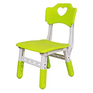 Klaxon Bunny Multipurpose Kids Chair | Portable Activity Chair for Children|Strong & Durable Plastic Chair (Green)
