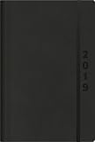 ReLeather Daily schwarz 313919 2019: Terminplaner groß. DIN A5 Termin-kalender mit Vintage-leder und Tageskalendarium. by