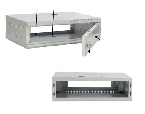 Wall Mount CCTV DVR NVR Rack with Lock for CCTV Cameras 2U