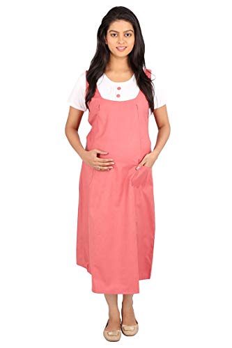 MomToBe Women's Cotton Maternity Dress 