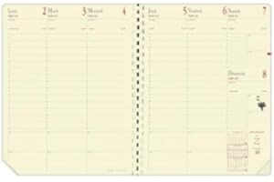 Quo Vadis - Recharge Agenda Spiralé 2026 - Manager S Prestige - Semainier Planning - Français - 12 mois et 1/2 de mi-décembre à décembre - 21x27 cm