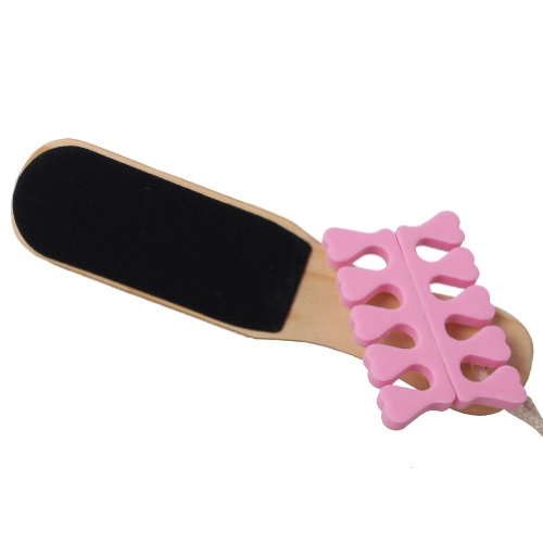 SA 20pcs Nail Art Salon Soft Finger Toe Separator Pedicure Manicure Tool Pink