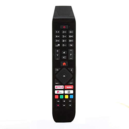 121AV - Telecomando sostitutivo per Hitachi RC43141 Smart TV LED con NetFlix Youtube Freeview F Riproduci pulsanti