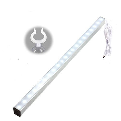 Preisvergleich Produktbild Cooleaf 5W USB LED Unterbau-Leuchte, Tischlampe, tragbare Licht, Schranklampe, Spiegellampe, Schrankleuchte, WandleuchtenSpiegelleuchte (kühles Weiß)