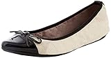  Butterfly Twists Holly II, Bailarinas con Punta Cerrada para Mujer, Blanco Roto/Negro, 39 EU