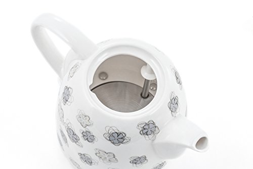 CONCEPT Hausgeräte rk0010ne Keramik Wasserkocher, 1 L, 1100 W, weiß / muster - 4