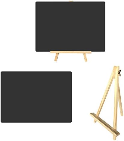 2 Pieces Large DIN A4 Blackboard with Easel ST100 Ideal for Promo Board or Table Decoration
