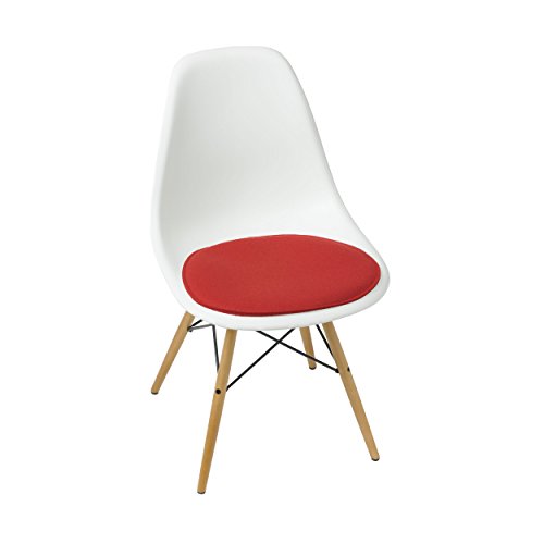 Sitzkissen für Eames Side Chair 2-lagig kirschrot - 2