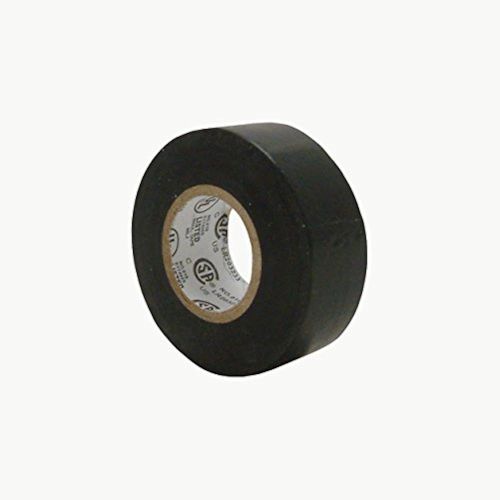 J tape. Black electrical tape. e tape.
