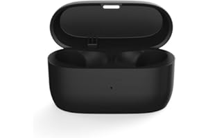 MERRWON Bezprzewodowe etui do ładowania słuchawek Jabra Elite 75t / Elite Active 75t kompatybilne z Bluetooth słuchawki douszne, ładowarka, pyłoszczelny ochraniacz