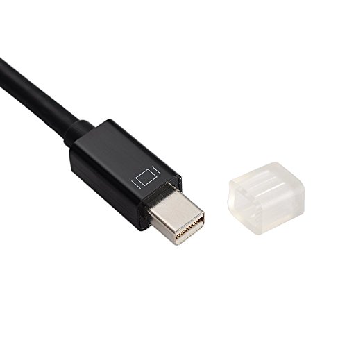 BlueBeach – Mini Displayport (3 in 1) Thunderbolt-auf-HDMI / DVI / VGA Display Port Kabel-Adapter für Apple Mac Book MacBook Pro MacBook Air Mac mini, Adapter 3 in 1 Mini DP auf DVI + HDMI + Displayport DP Konverter für Apple Mac (schwarz) - 3