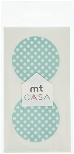 MT CASA 50 mm Seal Circle Sticker - Dot Mint Base (Pack of 10)