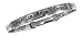 Sterling Silver Baby Bangle Birthstone - March