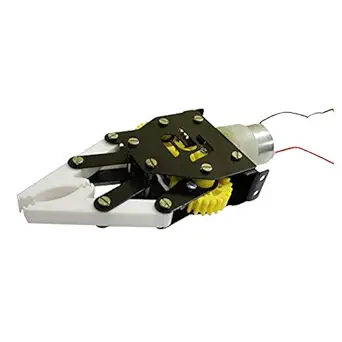 INVENTO Mechanical Robotic Gripper Arm Module Kit with DC Motor for DIY Projects