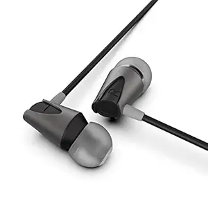 Boult Audio BassBuds Storm Wired in Ear Earphone with Mic (Black)