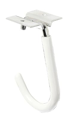 GAH-Alberts 802011 Crochet pour vélo en acier, modèle coudé, pour fixation au plafond, surface galvanisée, ø 8 mm, 115 x 50 mm