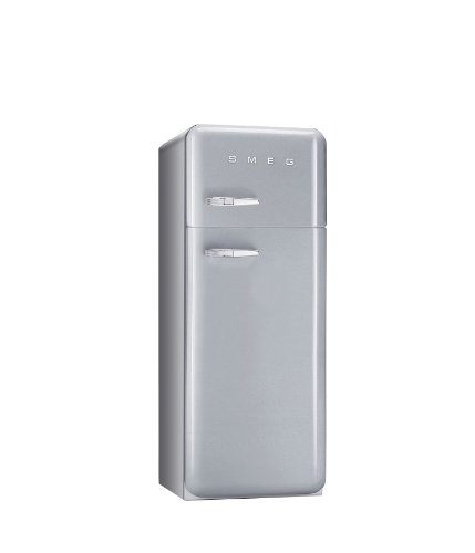 Smeg FAB30X7 Khlschrank / A+ / 168 cm Hhe / 266 kWh/Jahr / 242 L Khlteil / 68 L Gefrierteil / polarsilber metallic, rechtsanschlag