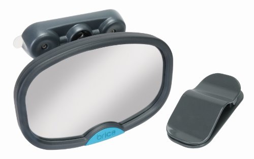 BRICA Deluxe Stay-in-Place Mirror for In Car Safety