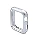 Produktbild UKCOCO Magnetische Adsorption Metallrahmen Schutzhülle Luxus Cover Shell Bumper für Apple Watch Serie 4 40mm (Silber)