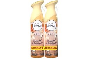 ‎FEBREZE Febreze Madagaskar Vanille und Magnolie Lufterfrischer Raumduft Spray 370ml, Bekämpft Gerüche Und Hinterlässt Einen Angenehmen Leichten Frischeduft In Der Ganzen Wohnung