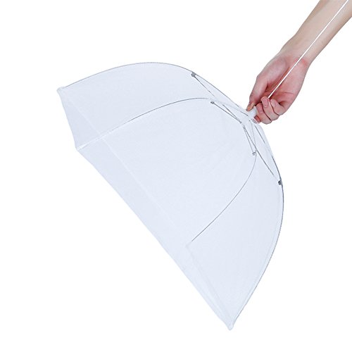 Demarkt Fliegenhaube Speiseschirm Abdeckung für Speisen Insektenschutzhaube Faltbar - 2