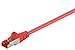 Produktbild Wentronic 95497 Cat6 Netzwerkkabel S/FTP (2x RJ45 Stecker, PIMF doppelt geschirmt) rot